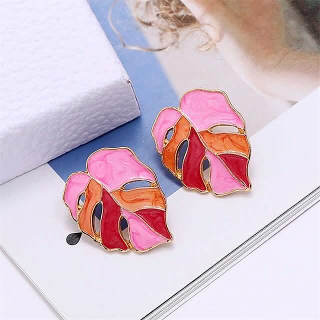 4-Pairs: Women's Vintage Leaf Fashion Earrings Earrings - DailySale