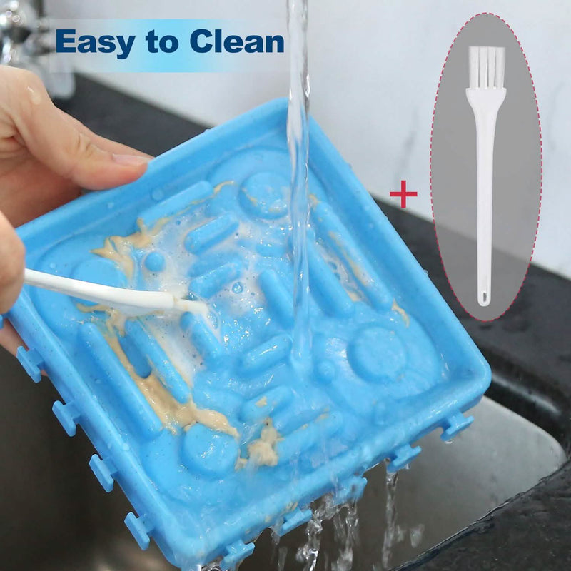 4-Piece: Pet Slow Feeder and Licking Tray Set Pet Supplies - DailySale