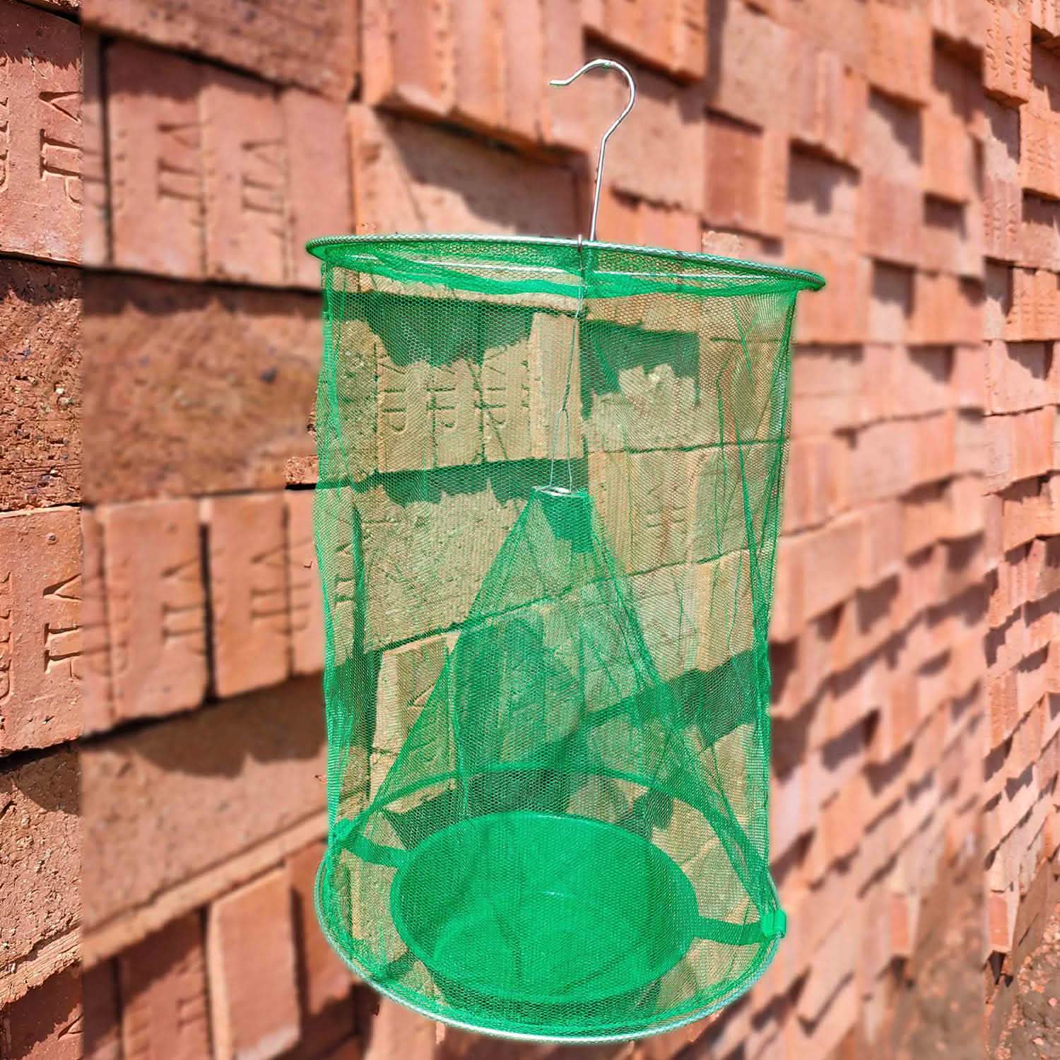 4-Piece: Ranch Fly Trap with Bait Set Pest Control - DailySale