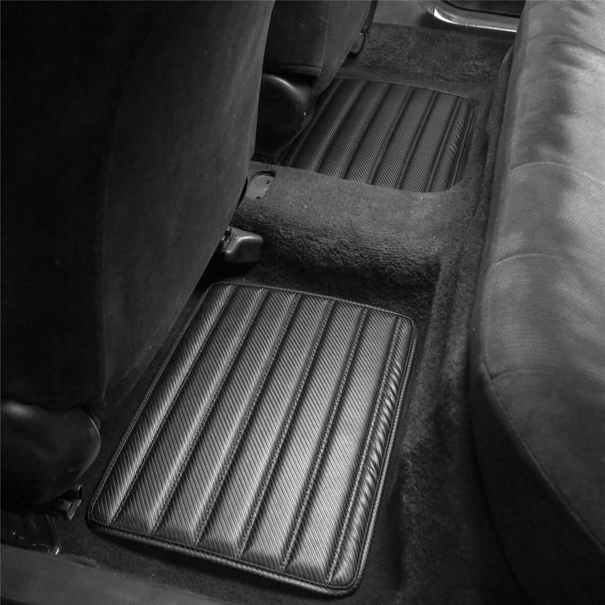 4-Piece Set: Heavy Duty Non-Slip Faux Leather Floor Mats Automotive - DailySale