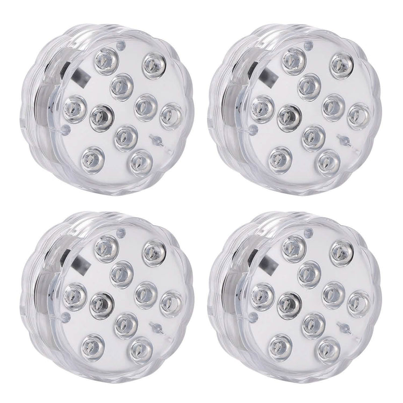 4-Piece: Submersible RGB LED Lights Indoor Lighting - DailySale