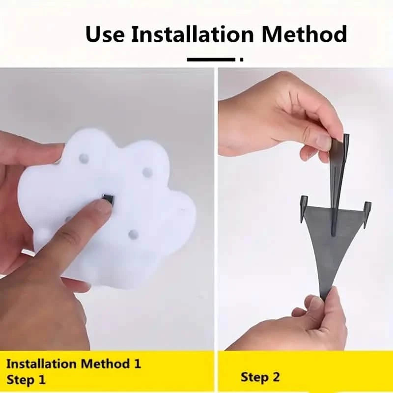 4-Pieces: Cute Paw-Shaped Solar Lawn Lights Outdoor Lighting - DailySale