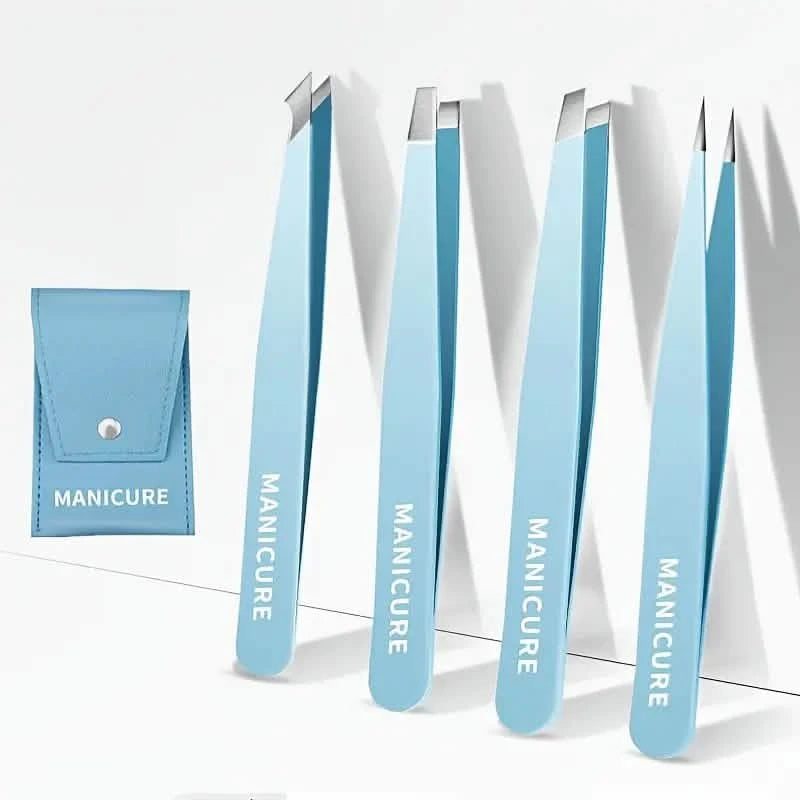 4-Pieces: High-Quality Eyebrow Tweezer Beauty & Personal Care - DailySale