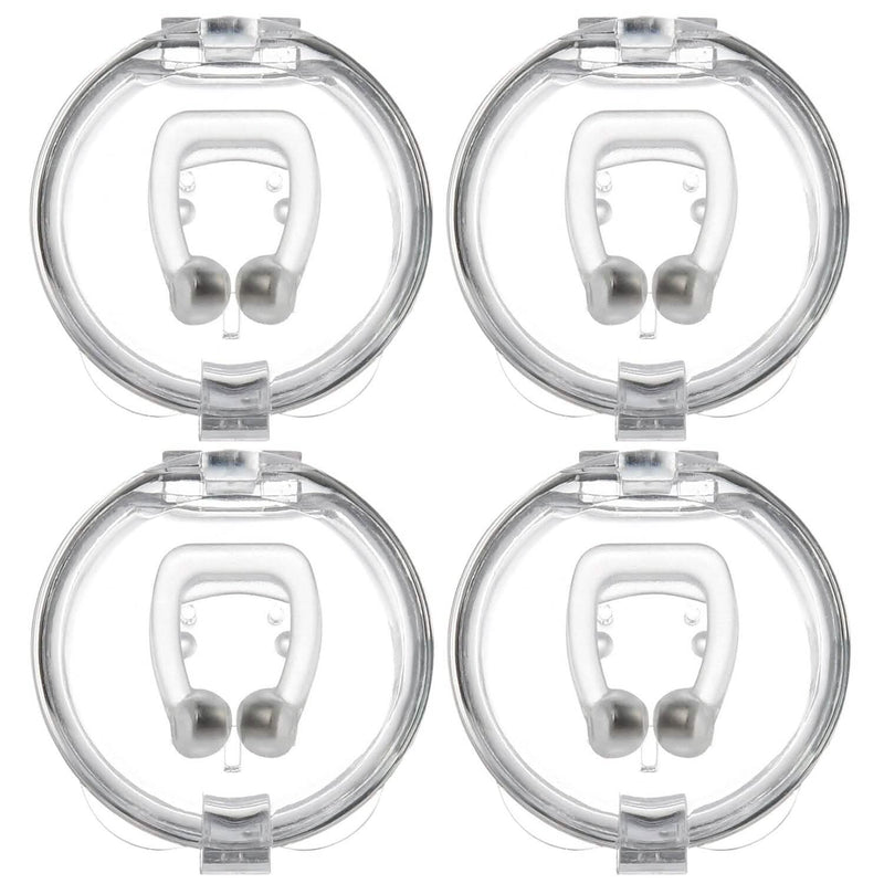4-Pieces: Magnetic Nose Clip Anti Snoring Device Wellness - DailySale