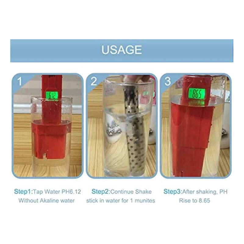 4-Pieces: Portable Alkaline Water Ionizer Stick Hydrogen Mineral Purifier PH Lo V2E4 Kitchen & Dining - DailySale