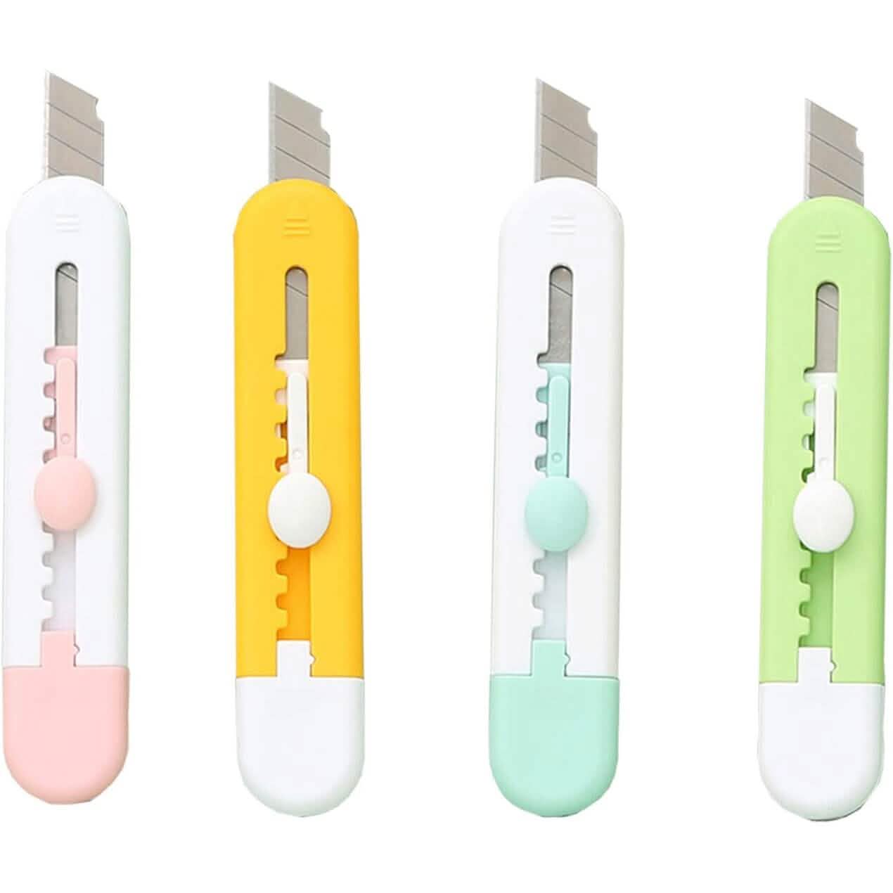 4-Pieces: Retractable Mini Art Cutter Arts & Crafts - DailySale