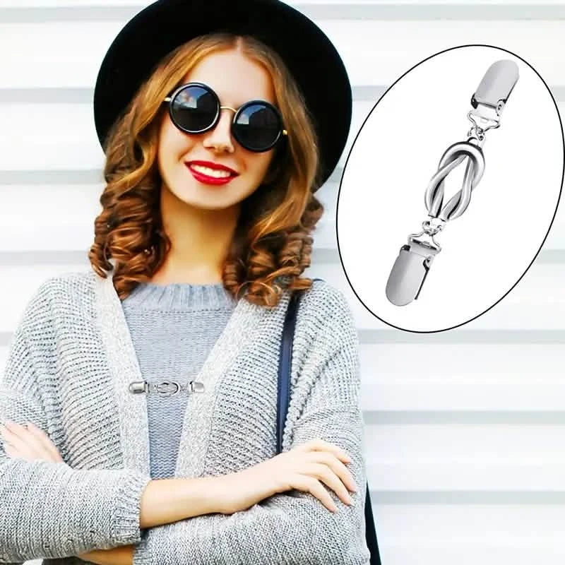 4-Pieces: Vintage Sweater Shawl Clips Retro Cardigan Collar Clips Women's Shoes & Accessories - DailySale