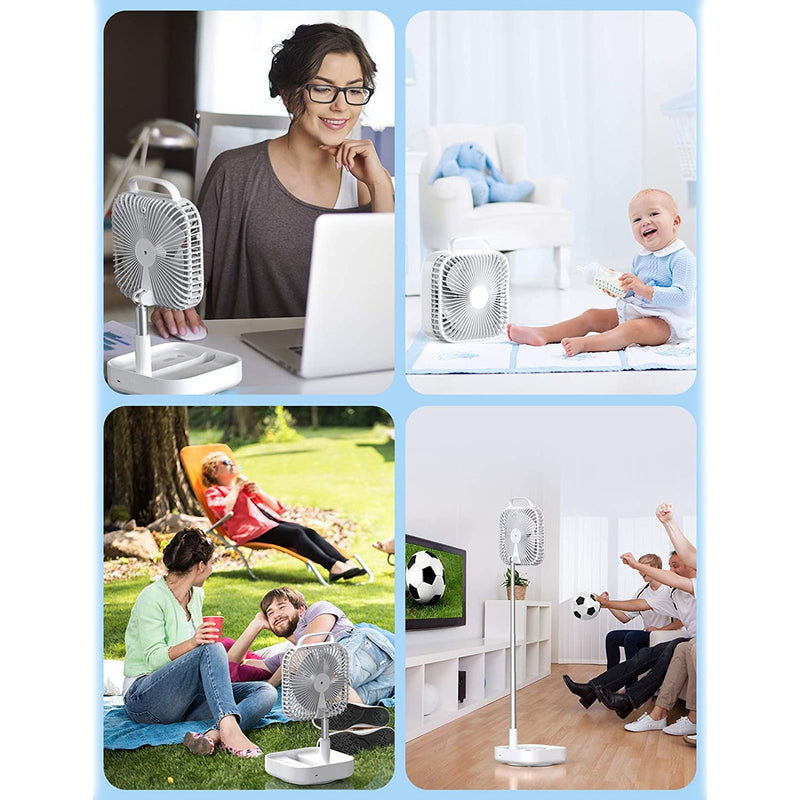 4 Speeds Portable Foldaway Fan Household Appliances - DailySale