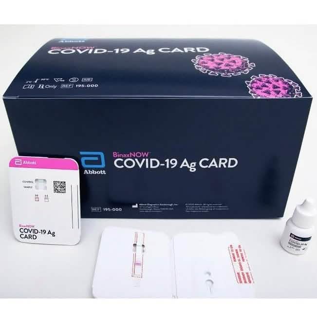 40-Tests: BinaxNOW COVID-19 Antigen Test Face Masks & PPE - DailySale