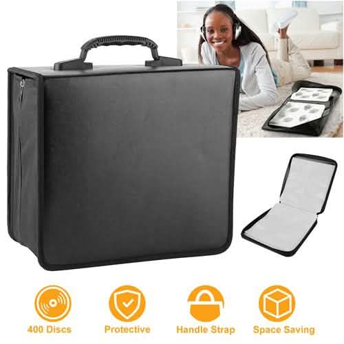 400 Discs CD DVD Storage Closet & Storage - DailySale