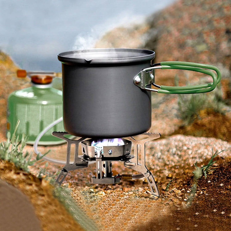 4000W Portable Camping Stove Foldable Powerful Gas Stove Backpacking Burner Sports & Outdoors - DailySale