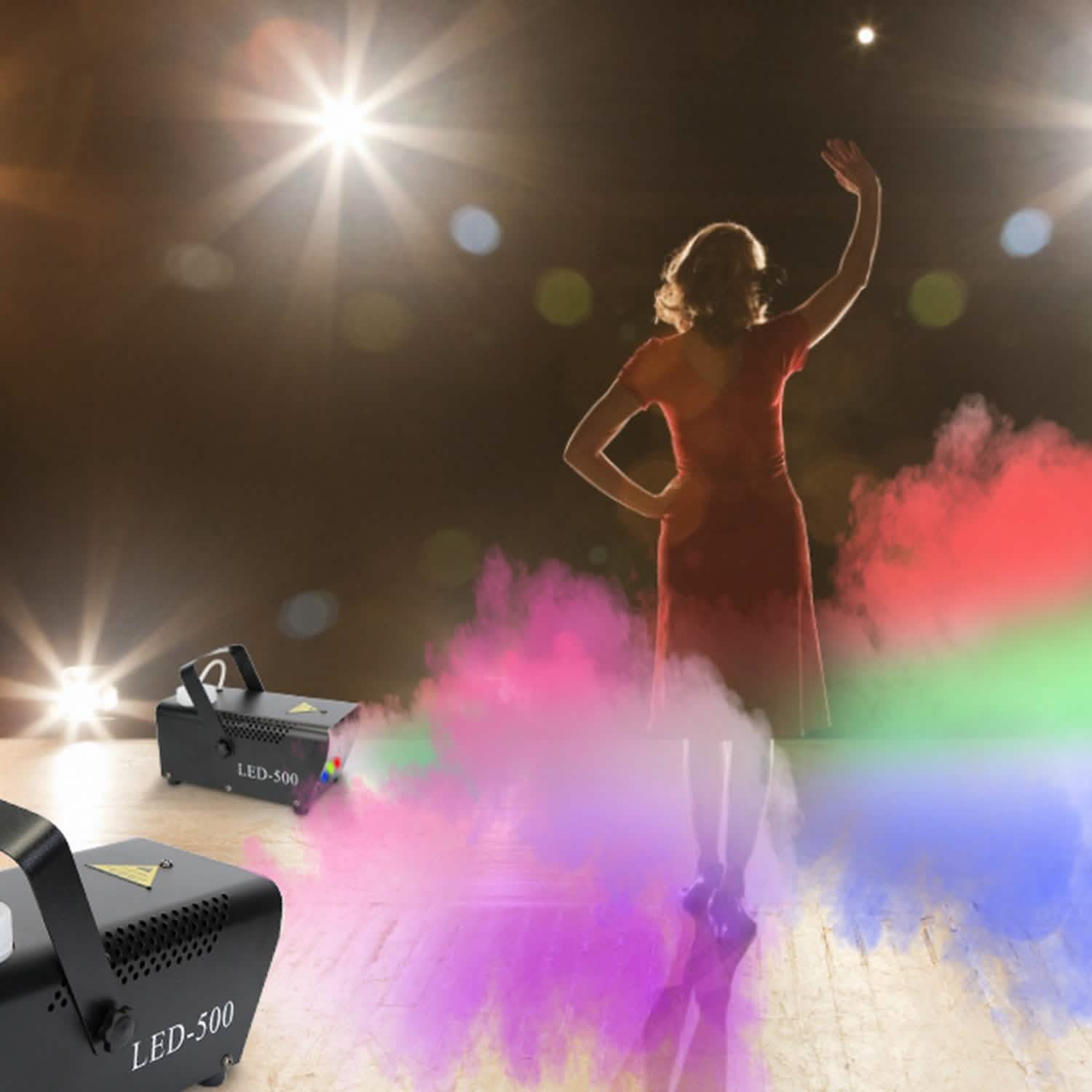 400W RGB LED Fog Machine Everything Else - DailySale