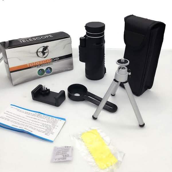 40x60 HD Night Vision Portable Monoculars Telescopes Sports & Outdoors - DailySale