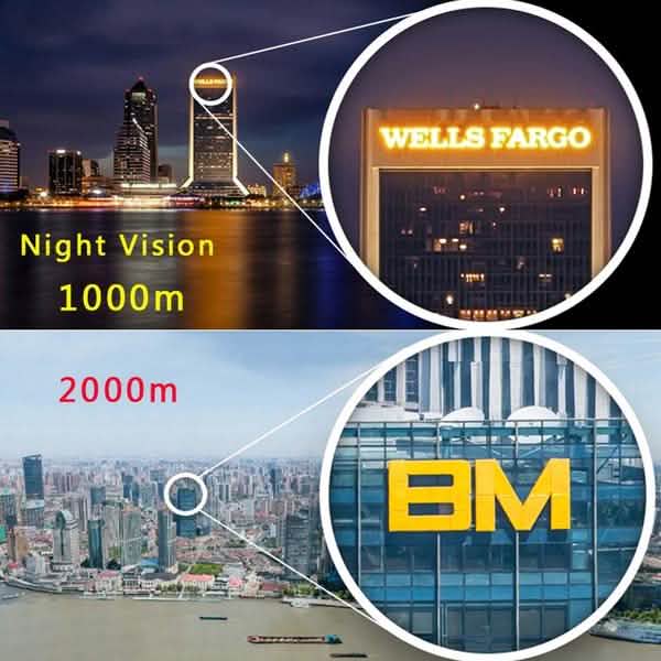 40x60 HD Night Vision Portable Monoculars Telescopes Sports & Outdoors - DailySale