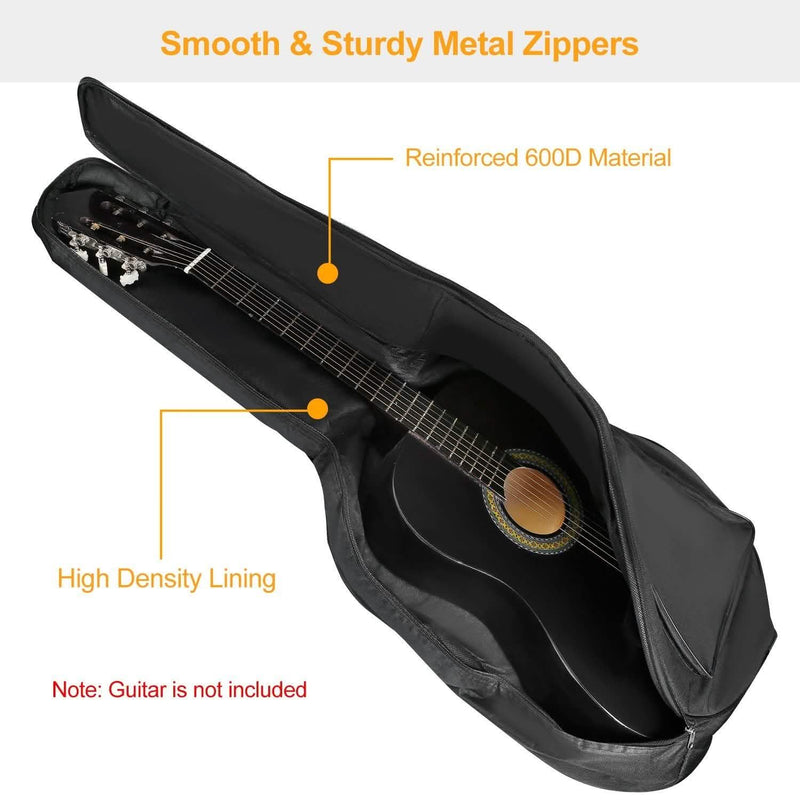 41" 5mm Thick Padded Protective Acoustic Guitar Bag Bags & Travel - DailySale