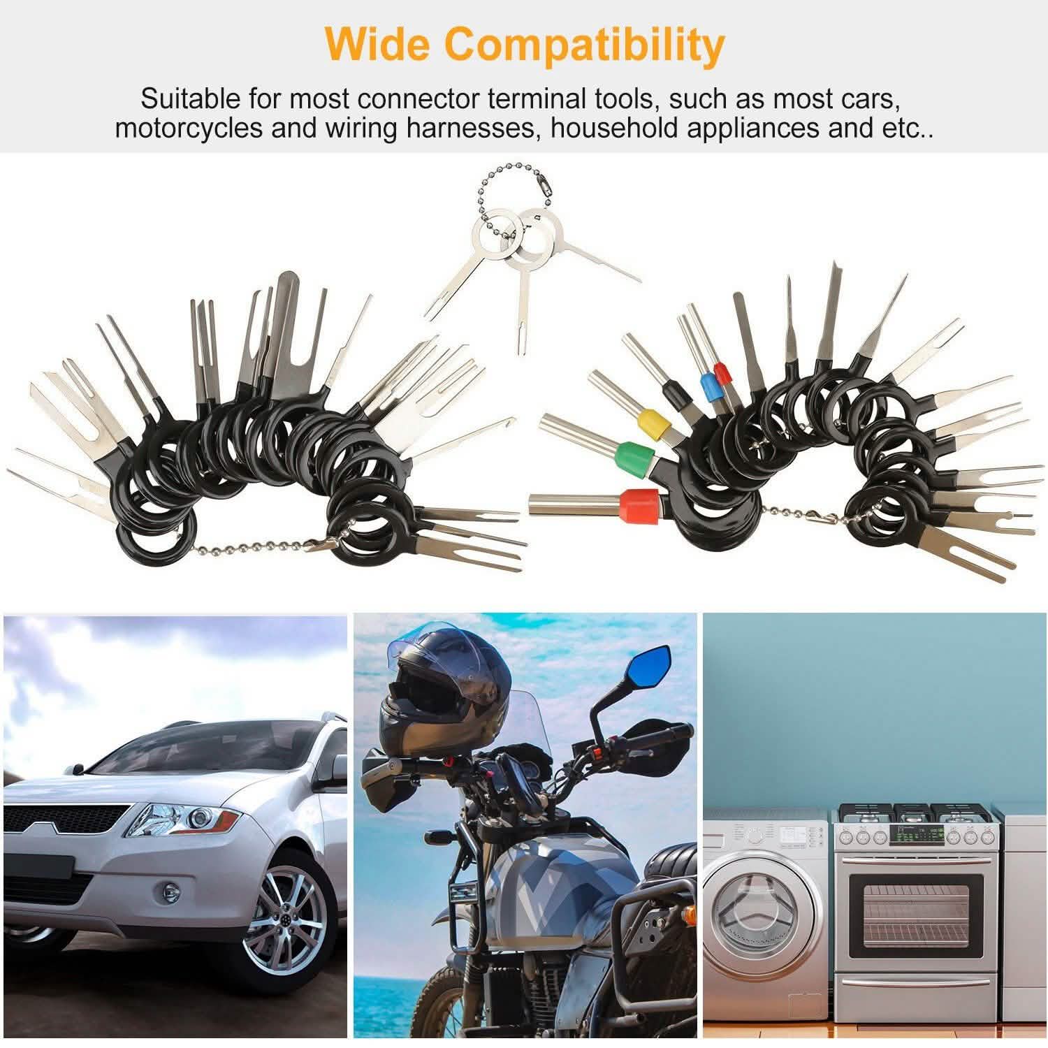 41-Piece: Terminal Removal Tool Kit Automotive - DailySale