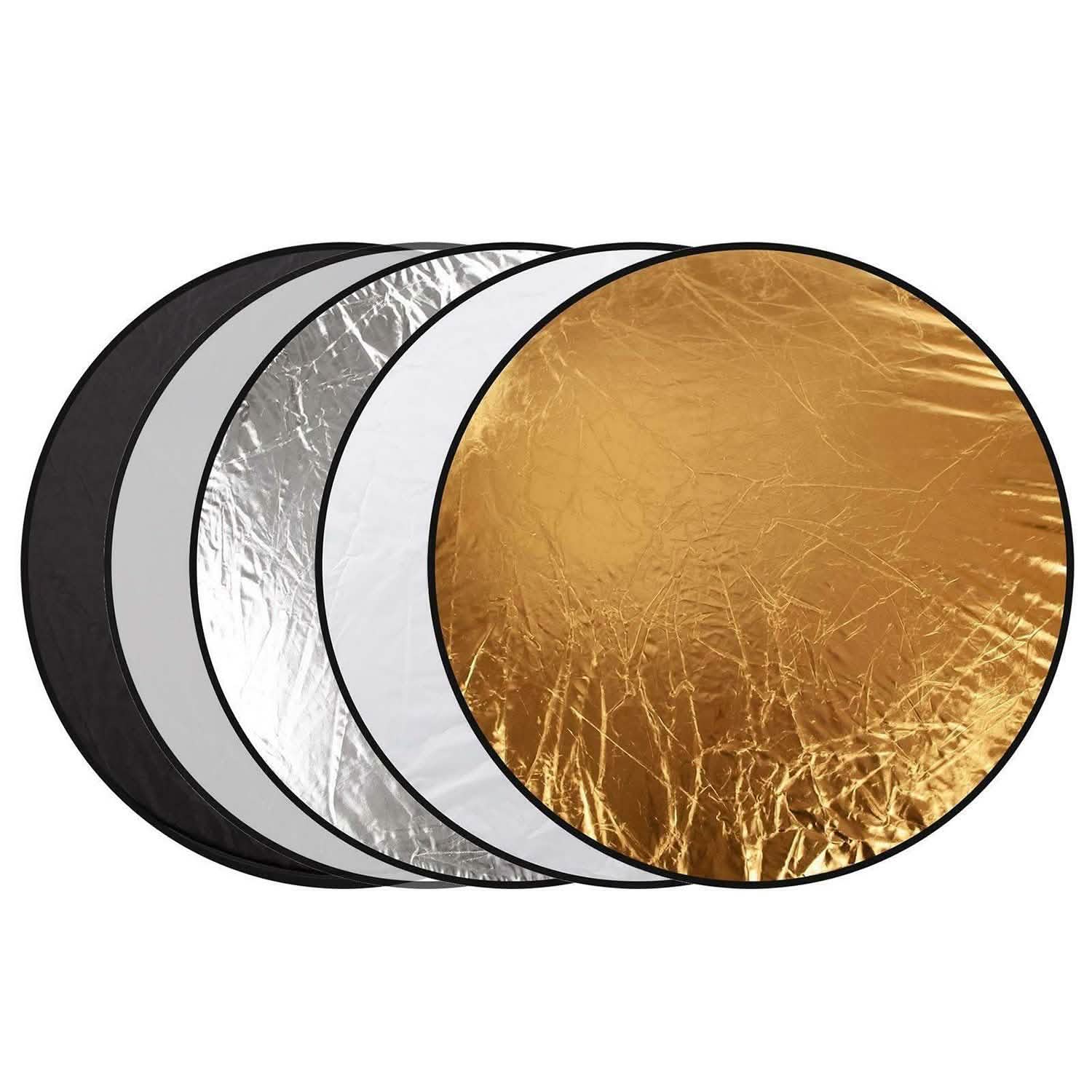 42.5" 5 In 1 Photography Round Light Collapsible Reflector Everything Else - DailySale