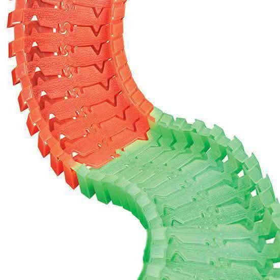 425-Piece: Mega Galaxy Flex-Track Glow Track with 2 Electric LED Light Cars Toys & Hobbies - DailySale