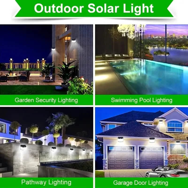 432 LED Solar Garden Wall Lights Outdoor Lighting - DailySale