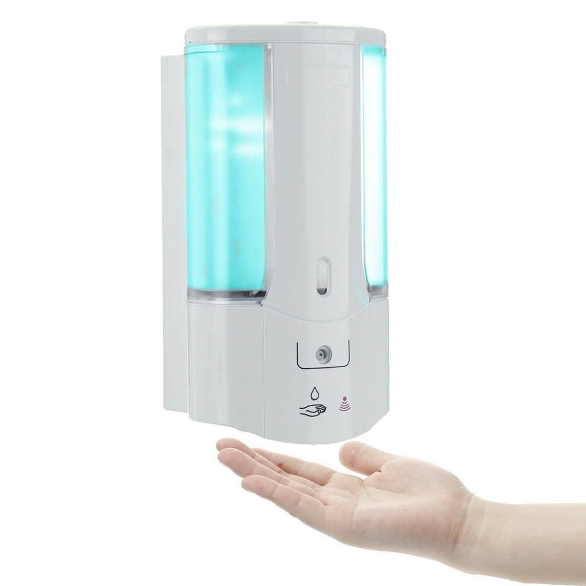 450mL Wall Mounted Automatic Infrared Sensor Hand-Free Soap Dispenser Bath - DailySale