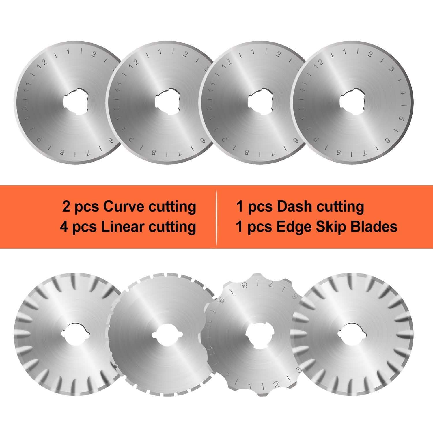 45mm Rotary Cutter Set with 8 Replacement Blades Everything Else - DailySale