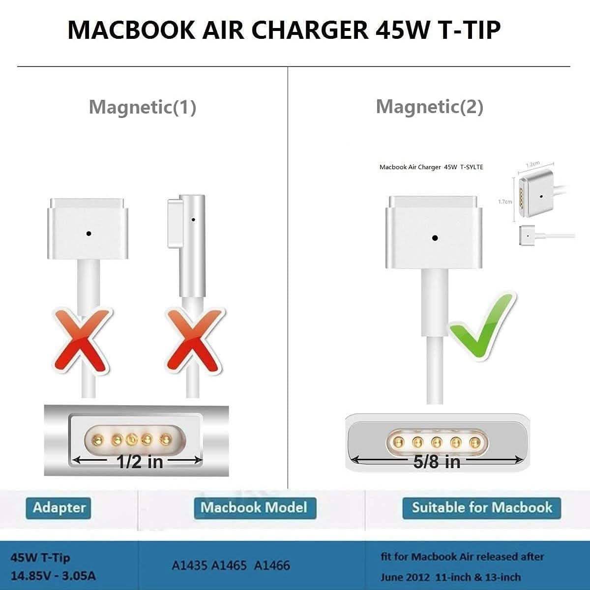 45W Magnetic T-Type Charger Computer Accessories - DailySale