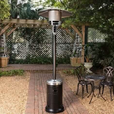 46,000 BTU Outdoor Propane Patio Heater with Wheels Garden & Patio - DailySale