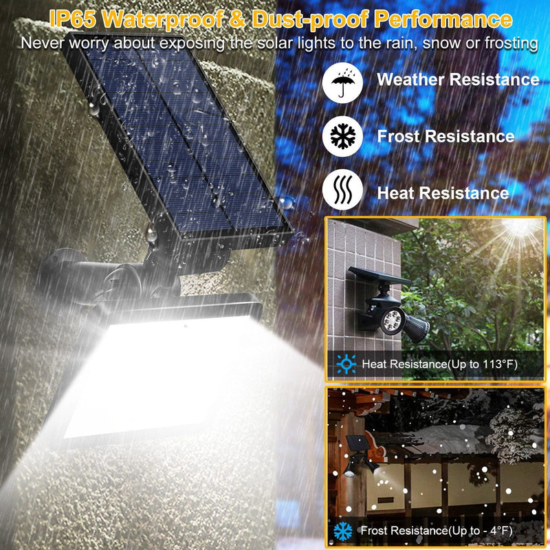 48 LED Solar Spotlight Outdoor Lighting & Decor - DailySale