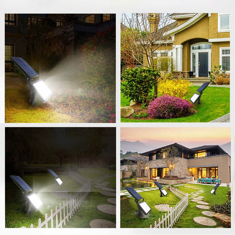 48 LED Solar Spotlight Outdoor Lighting & Decor - DailySale