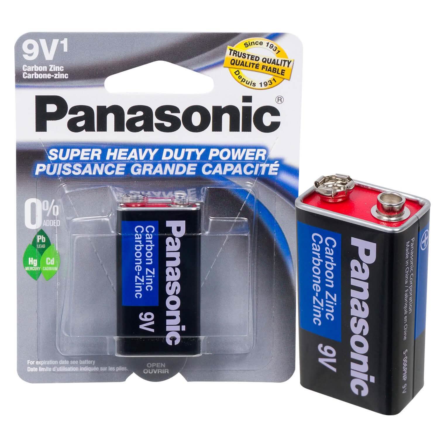 48-Pack: Panasonic Super Heavy Duty 9V Batteries Gadgets & Accessories - DailySale