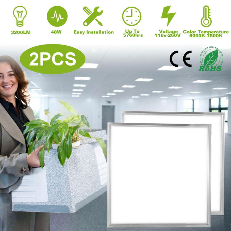 48W 2×2FT LED Panel Light 3200LM Lighting & Decor - DailySale