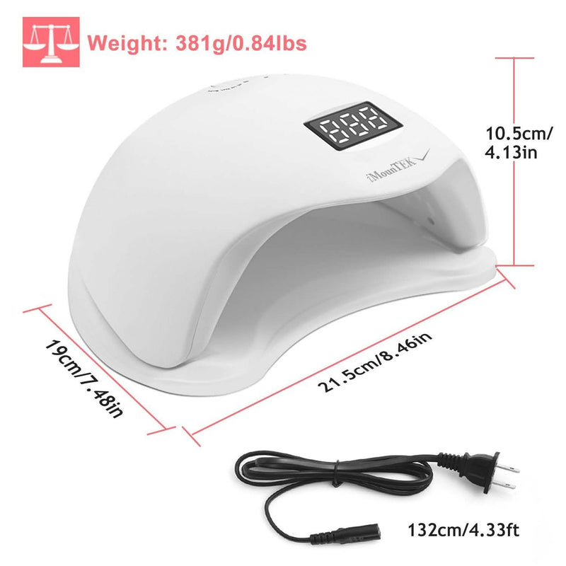48W UV LED Nail Lamp Gel Polish Nail Dryer Beauty & Personal Care - DailySale