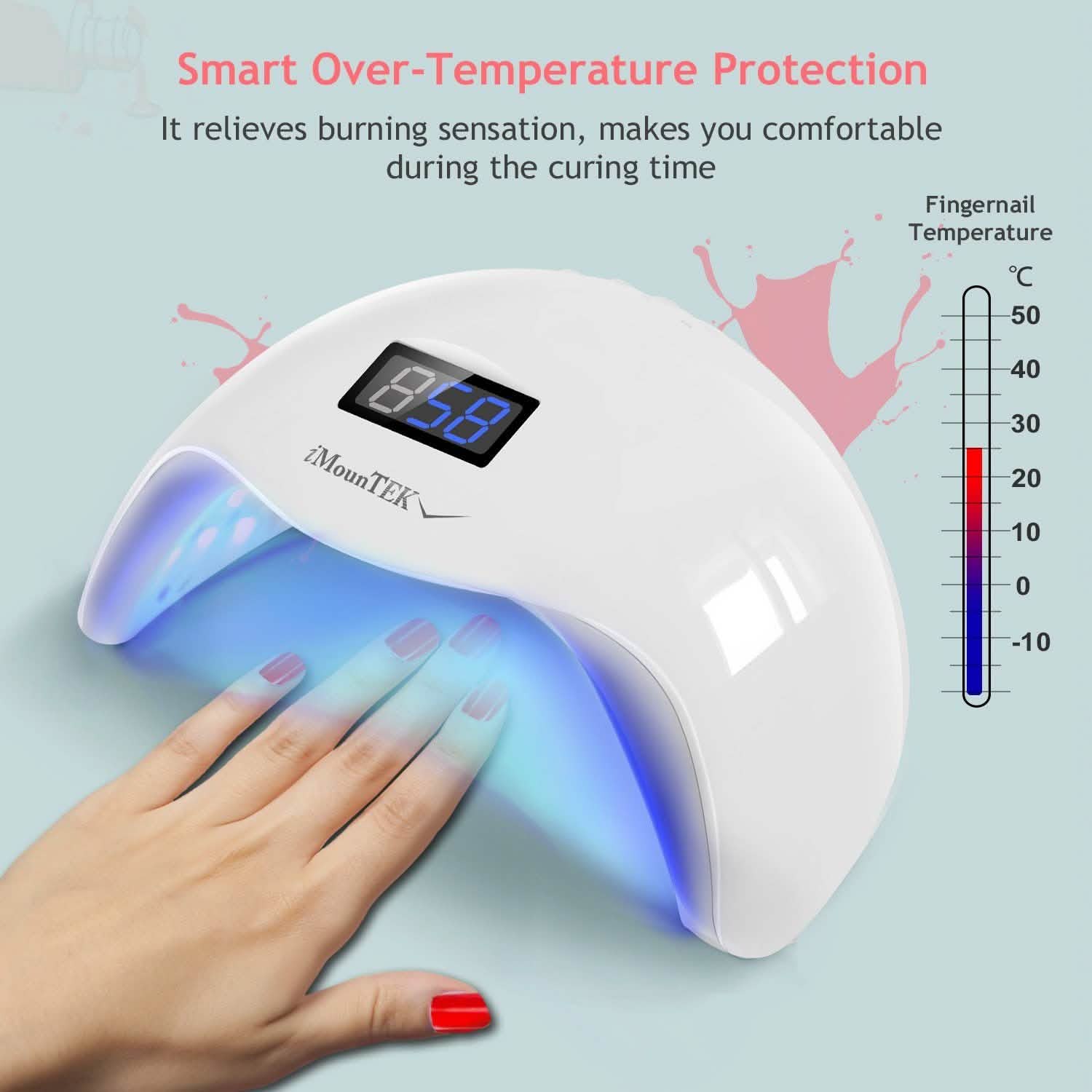 48W UV LED Nail Lamp Gel Polish Nail Dryer Beauty & Personal Care - DailySale