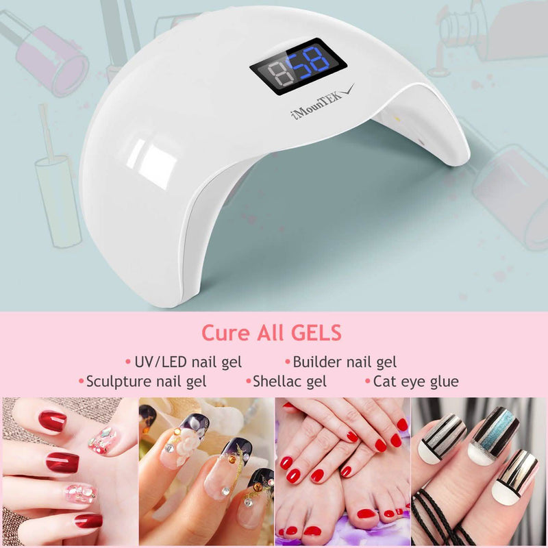 48W UV LED Nail Lamp Gel Polish Nail Dryer Beauty & Personal Care - DailySale