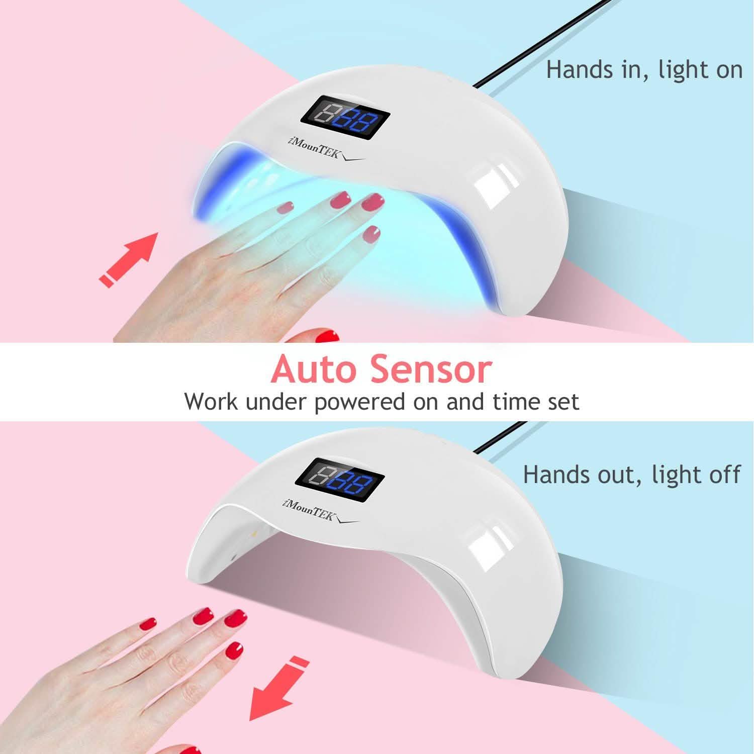 48W UV LED Nail Lamp Gel Polish Nail Dryer Beauty & Personal Care - DailySale