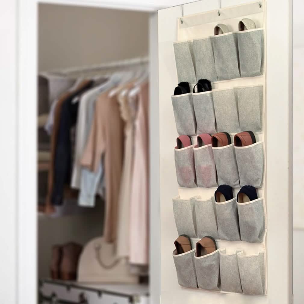 20 Pocket Over the Door Shoe Organizer - DailySale, Inc