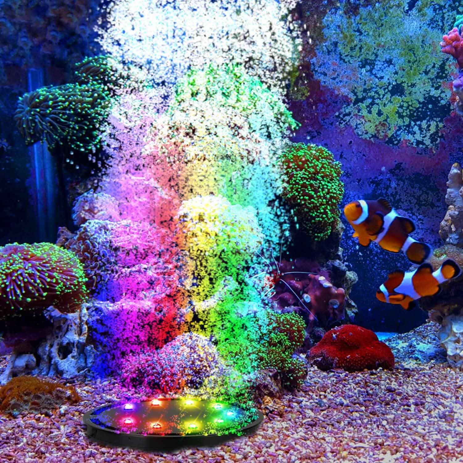 4in Multi-Colored LED Aquarium Air Bubble Lamp Pet Supplies - DailySale