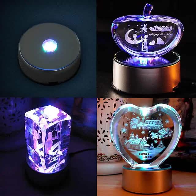 4LEDs Illuminated Base Lamp Furniture & Decor - DailySale