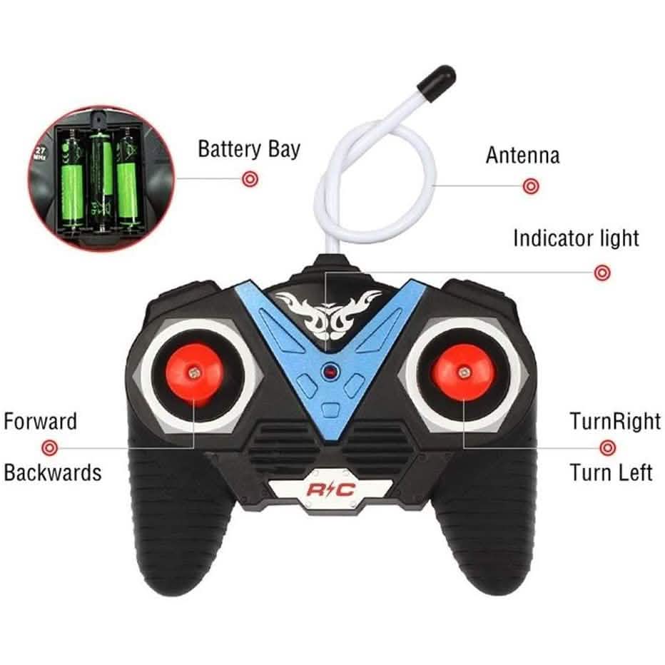 4WD Off-Road 3-Wheel Drifting Stunt RC Motorcycle Toys & Games - DailySale