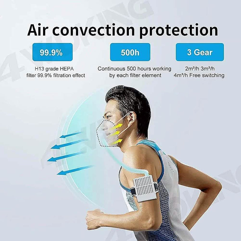 4WDKING Rechargeable Electrical Air Purifier Wellness - DailySale