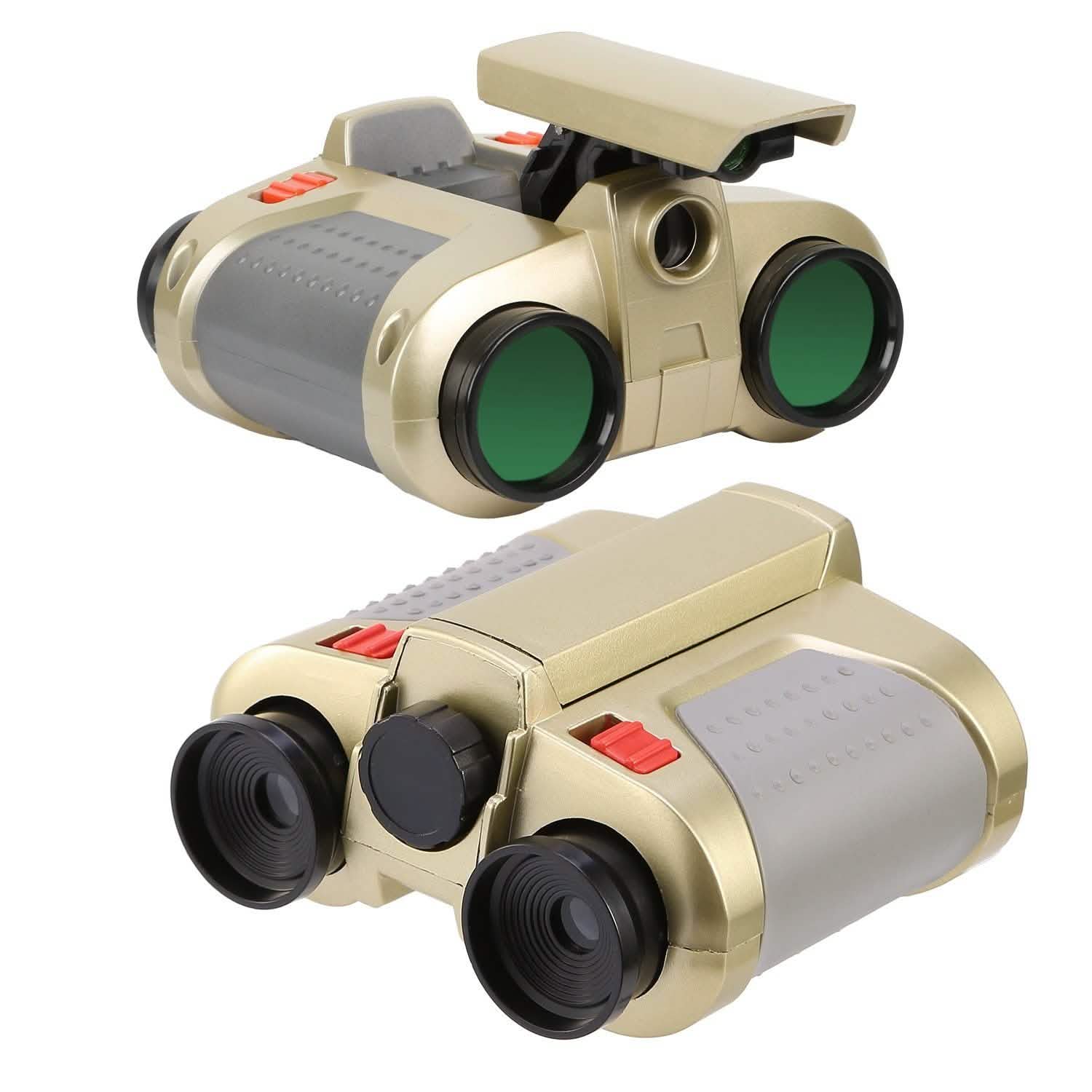 4x30 Kid Toy Night Vision Binoculars with Pop-Up LED Light Toys & Games - DailySale