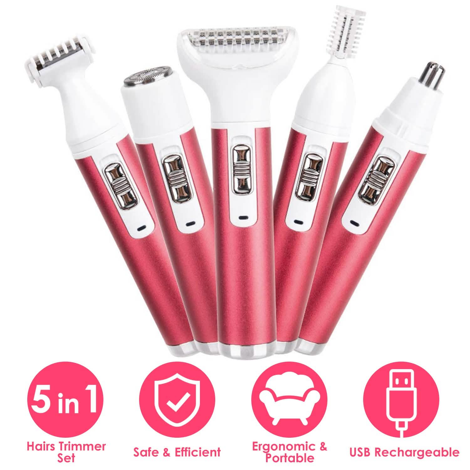 5-in-1 Lady Electric Razor Beauty & Personal Care - DailySale