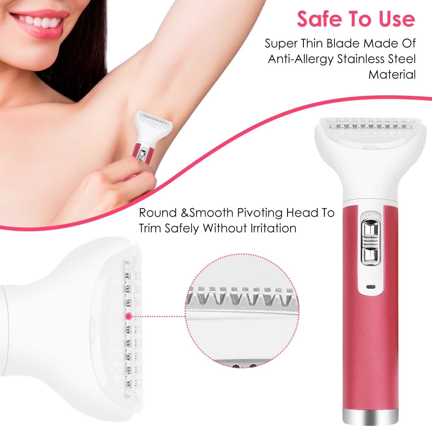 5-in-1 Lady Electric Razor Beauty & Personal Care - DailySale