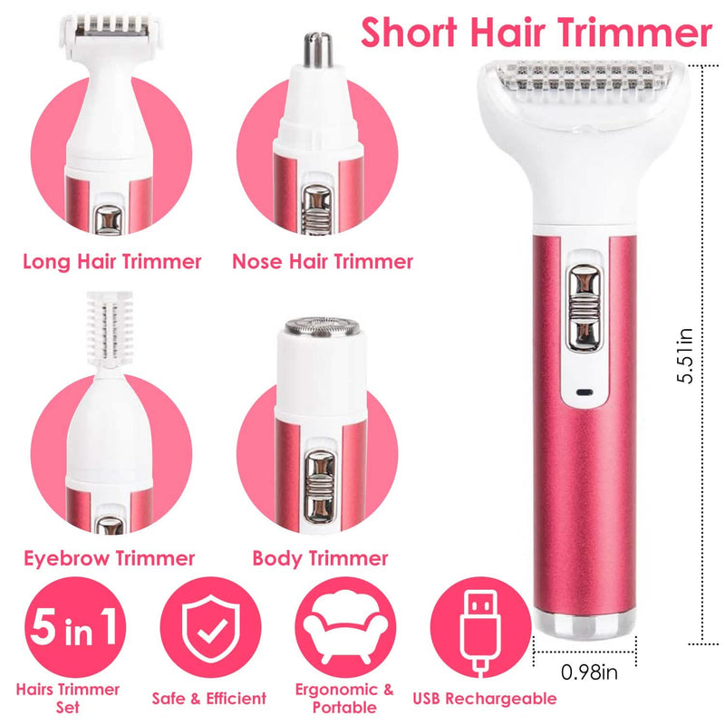 5-in-1 Lady Electric Razor Beauty & Personal Care - DailySale
