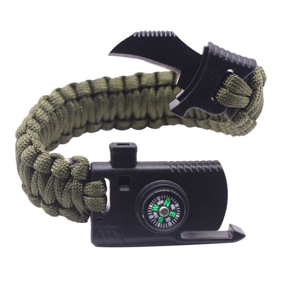 5-in-1 Multifunction Outdoor Survival Gear Escape Paracord Bracelet Sports & Outdoors - DailySale