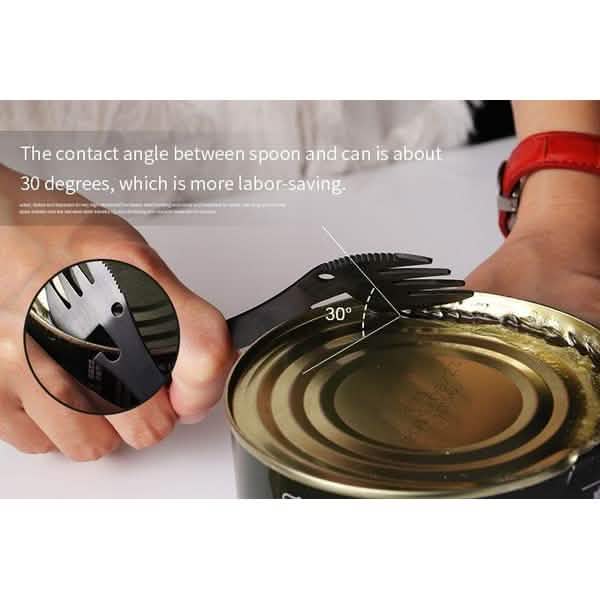 5-in-1 Multifunctional Stainless Steel Fork Knife Spoon Bottle Opener Sports & Outdoors - DailySale