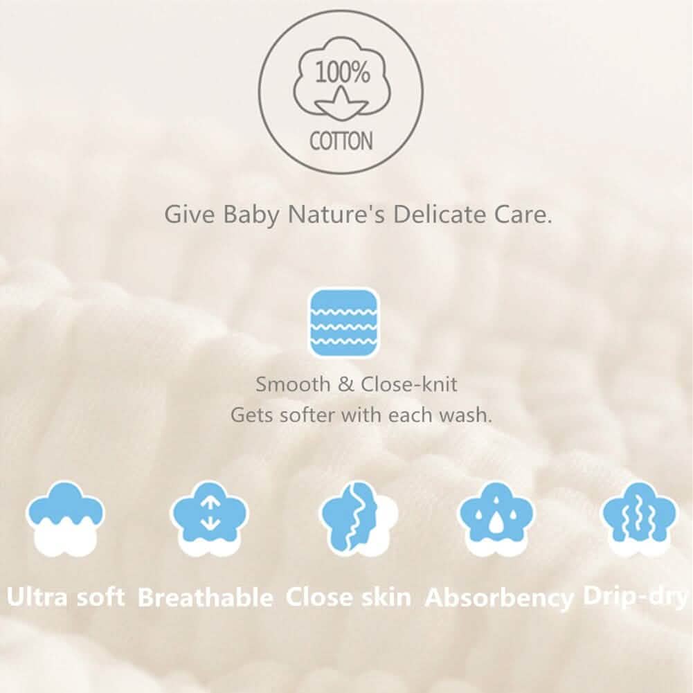 5-Pack: Baby Washcloths Baby - DailySale