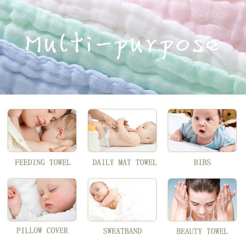 5-Pack: Baby Washcloths Baby - DailySale