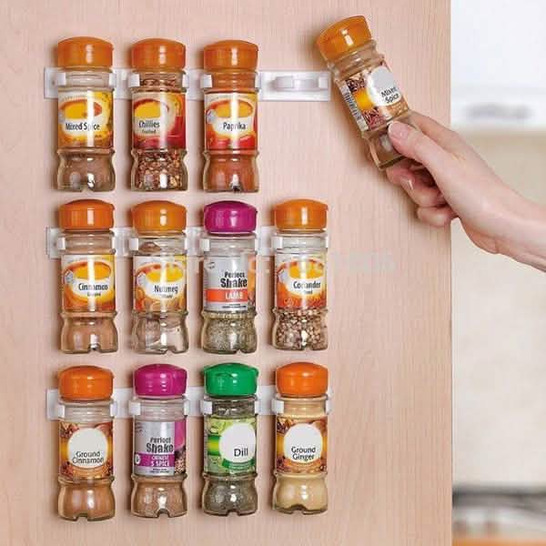 5-Pack: Cabinet Spice Wall Rack Storage Kitchen & Dining - DailySale