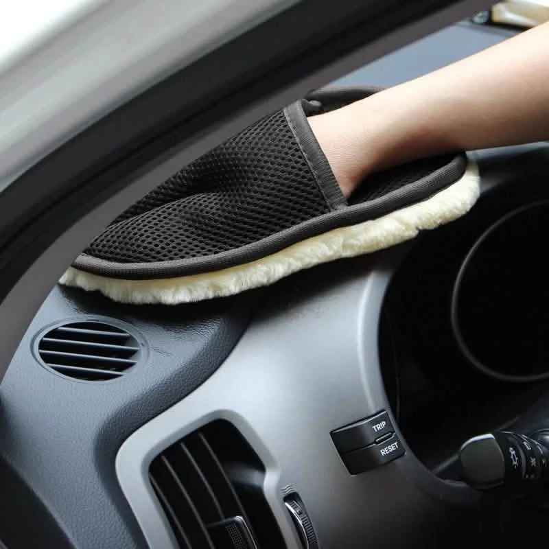5-Pack: Car Styling Wool Soft Car Washing Gloves Cleaning Brush Automotive - DailySale
